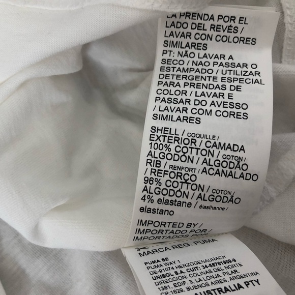 🆕 Puma women’s short sleeve white t shirt top - Picture 8 of 8